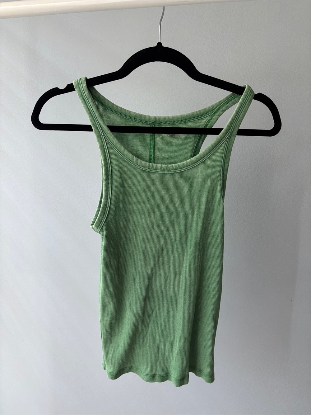 Aerie Classic Women's Green Ribbed Tank Top -